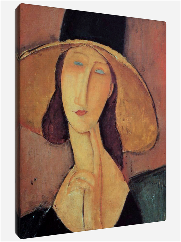"With large Hat"