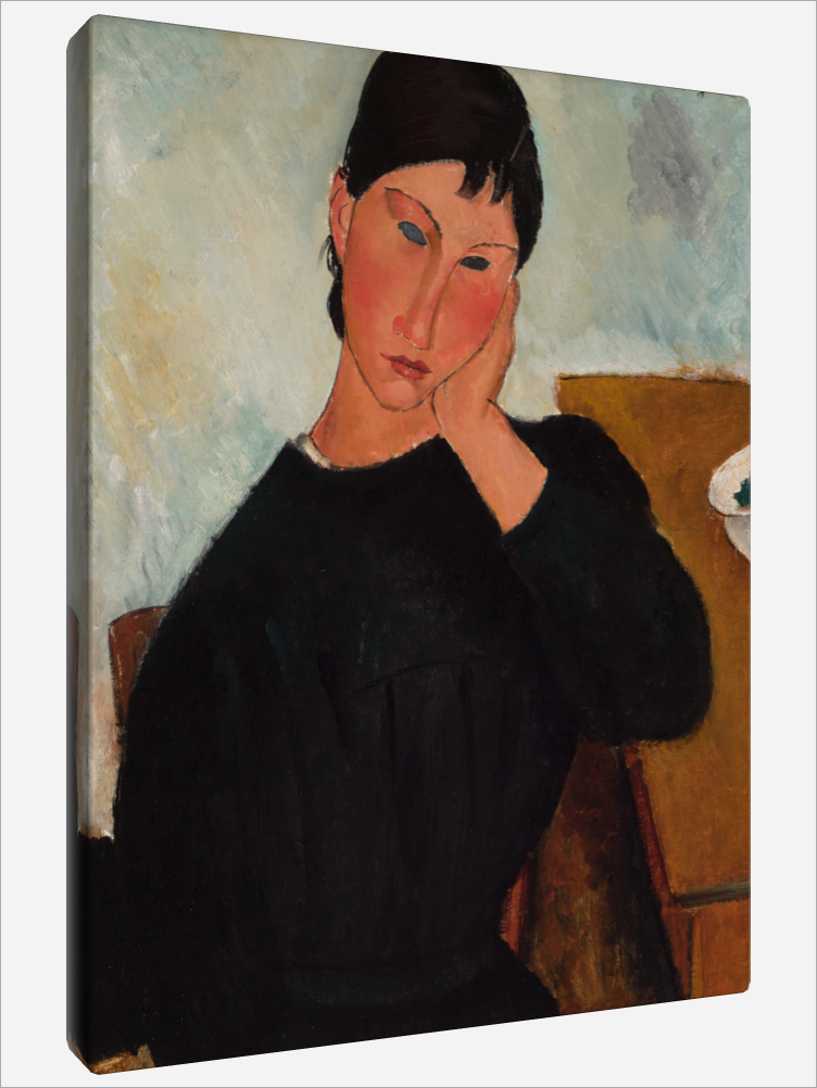 "Elvira Resting at a Table"