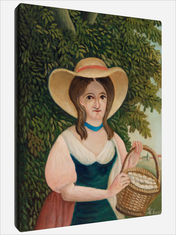 "Woman with Basket of Eggs"