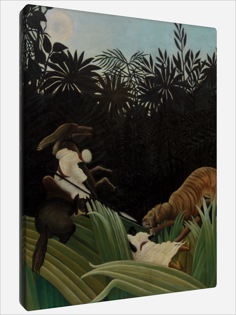 "Scouts Attacked by a Tiger"