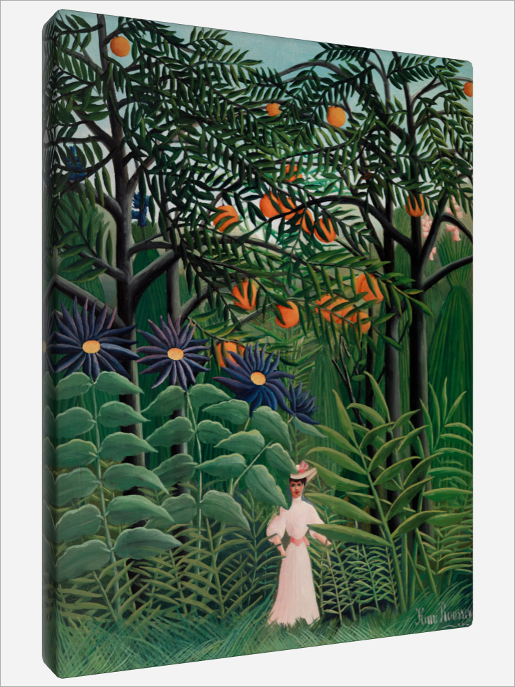 "Woman in Exotic Forest"