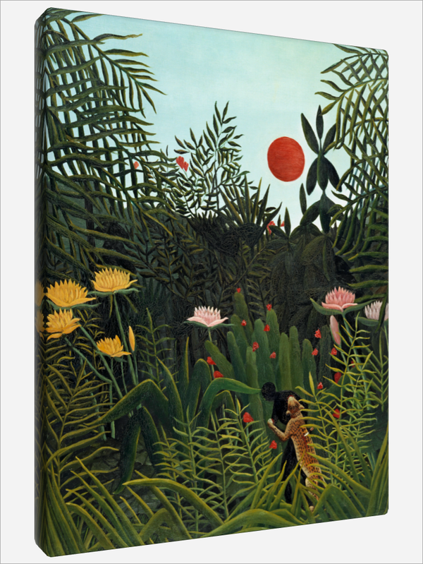 "Virgin Forest with Sunset"