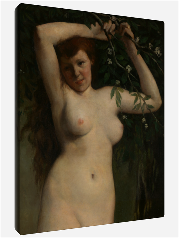 "Nude with Flowering Branch"