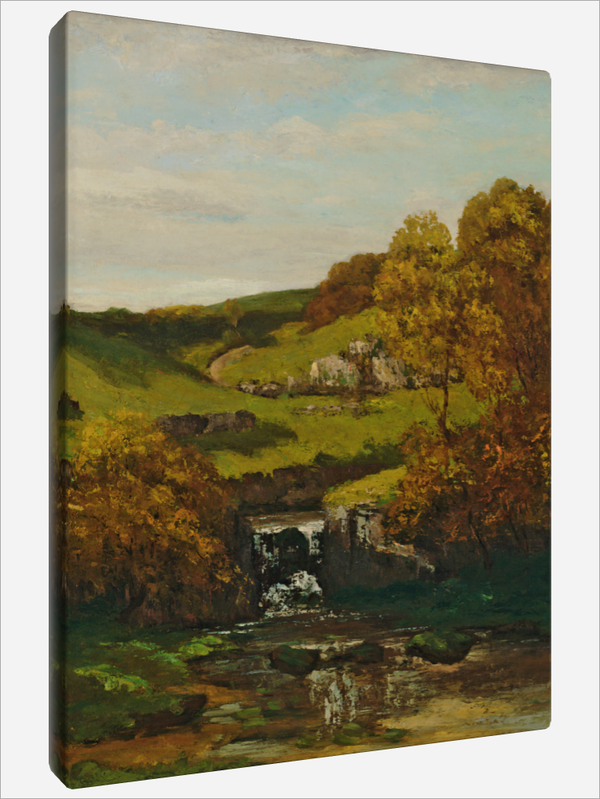 "Landscape with Waterfall"