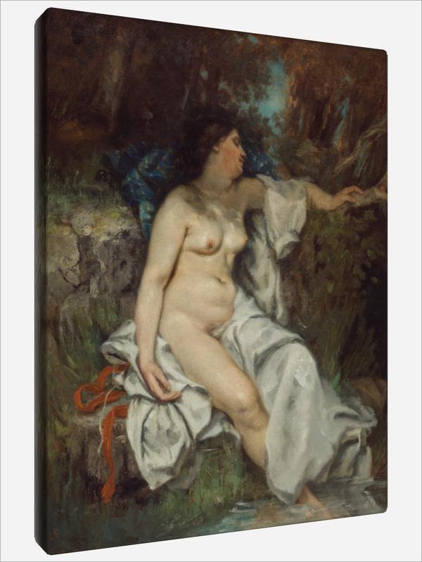 "Bather Sleeping by a Brook"