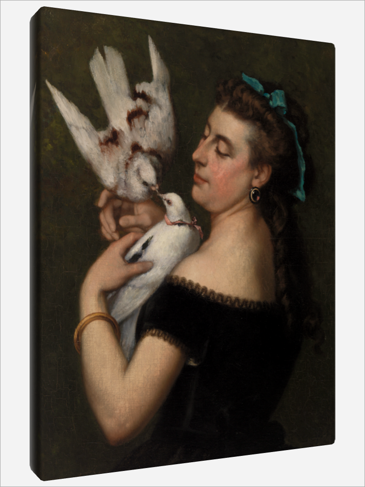 "Woman with Pigeons"