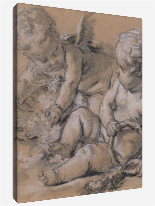 "Putti with Flowers"