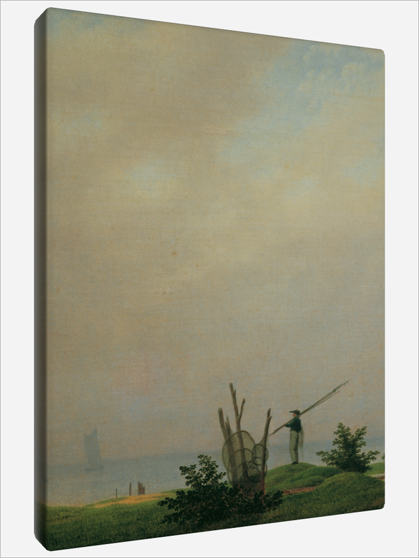"Seashore with Fisherman"