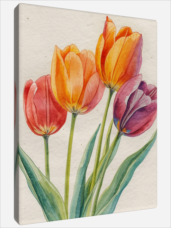 "Four Tulips"