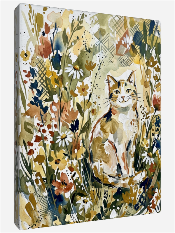 "Cat in a Meadow"