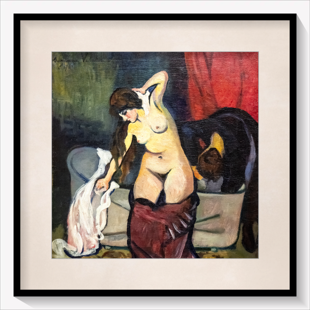 Young Girl Bathing