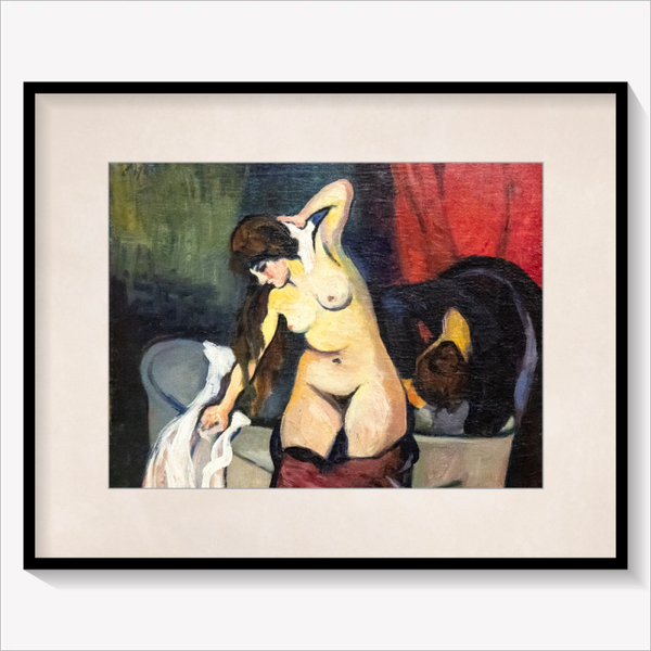 Young Girl Bathing