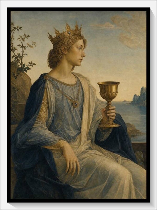 Botticelli Tarot „König der Kelche"