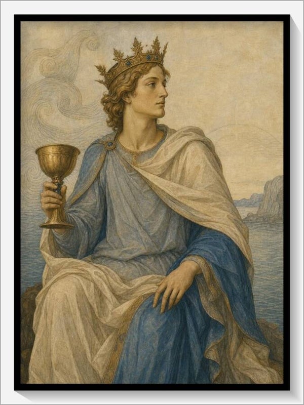 Botticelli Tarot „König der Kelche"