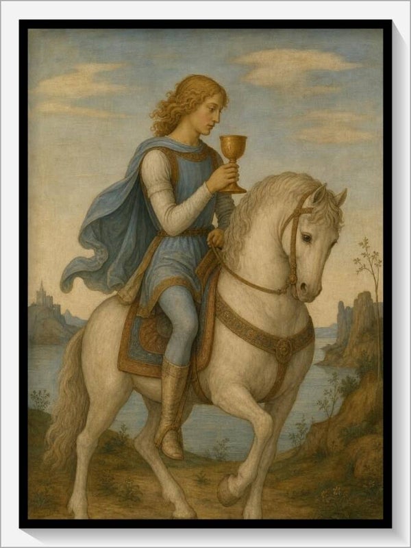 Botticelli Tarot „Ritter der Kelche"