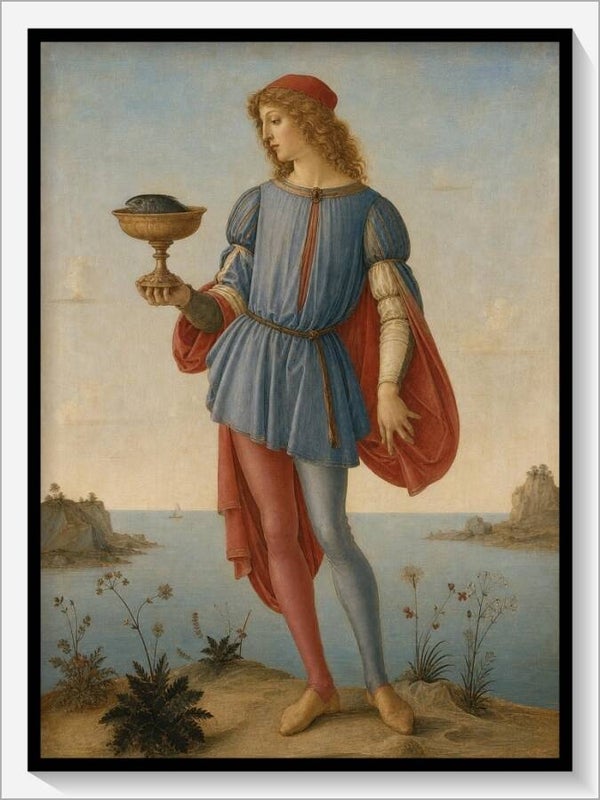 Botticelli Tarot „Bube der Kelche"