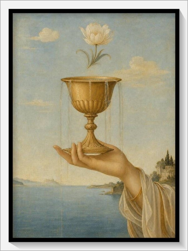 Botticelli Tarot „As der Kelche"