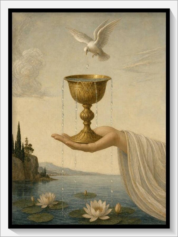 Botticelli Tarot „As der Kelche"