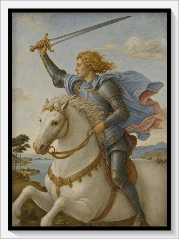 Botticelli Tarot „Ritter der Schwerter"