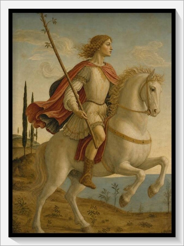 Botticelli Tarot „Ritter der Stäbe"