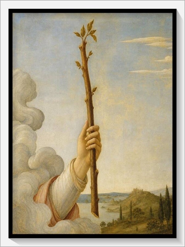 Botticelli Tarot „As der Stäbe"