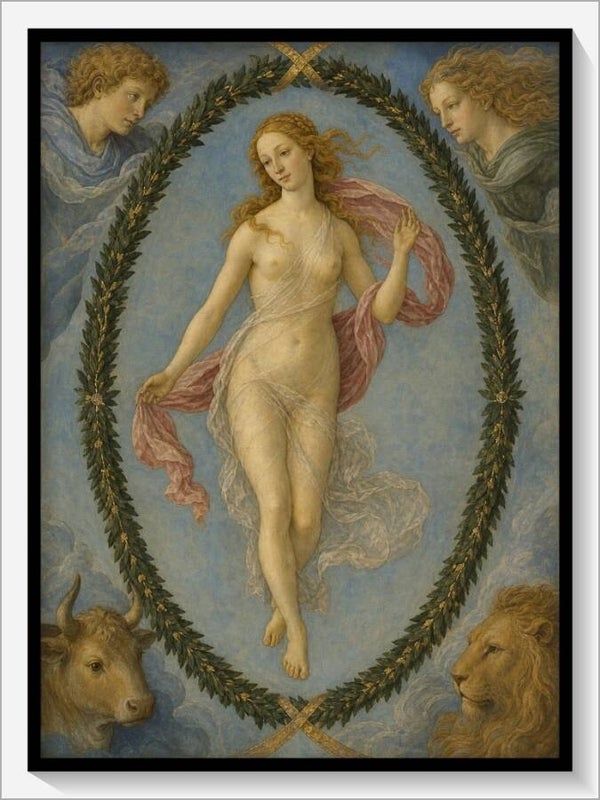 Botticelli Tarot „XXI Die Welt"