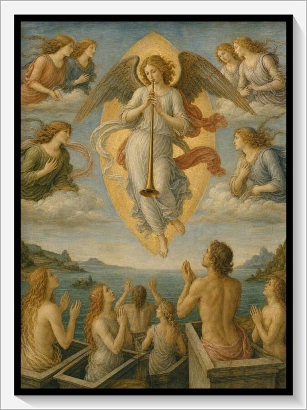 Botticelli Tarot „XX Das Gericht"