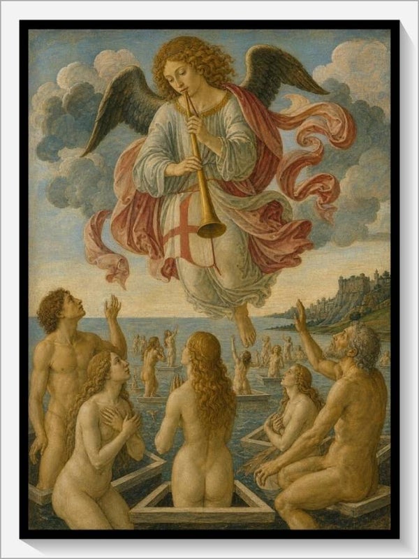 Botticelli Tarot „XX Das Gericht"