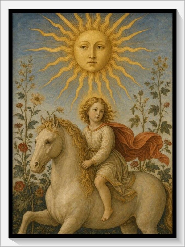 Botticelli Tarot „XIX Die Sonne"
