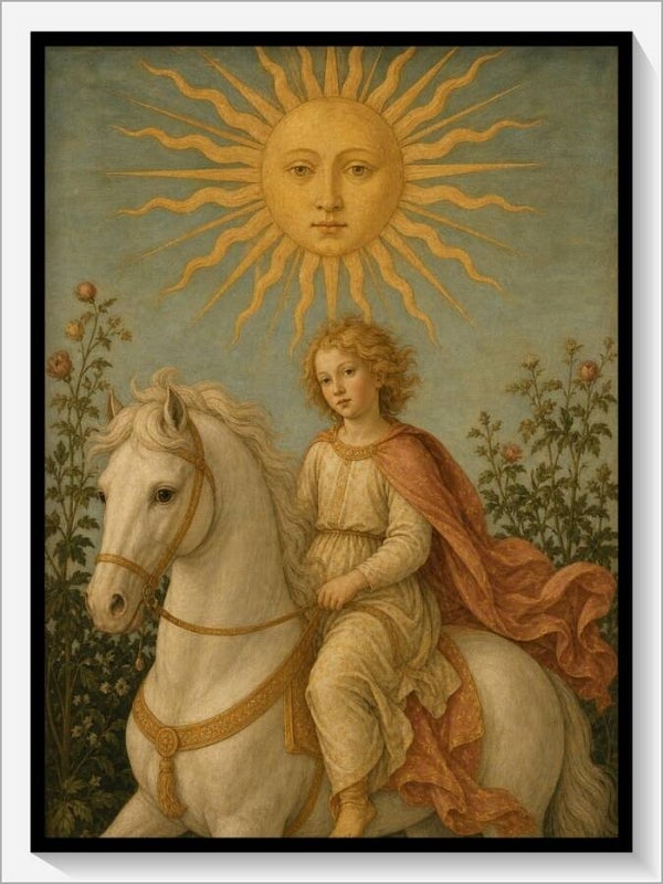 Botticelli Tarot „XIX Die Sonne"