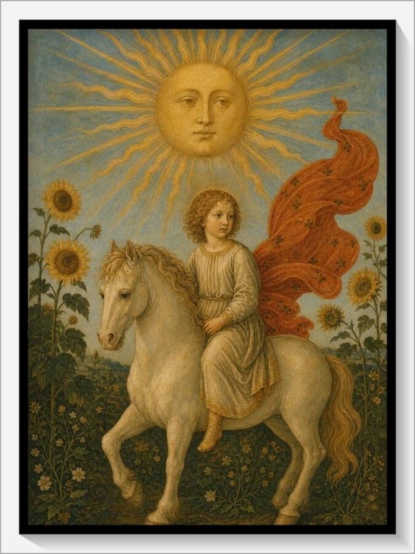 Botticelli Tarot „XIX Die Sonne"