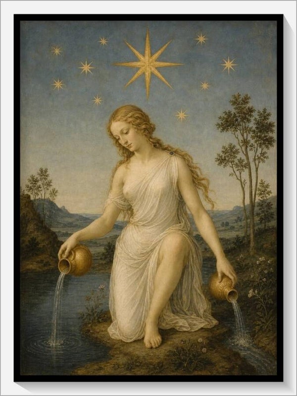 Botticelli Tarot „XVII Der Stern"