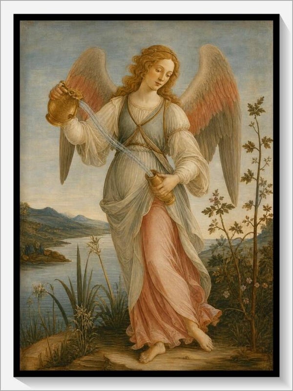Botticelli Tarot „XIV Die Mäßigkeit"