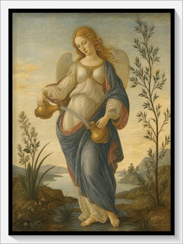 Botticelli Tarot „XIV Die Mäßigkeit"