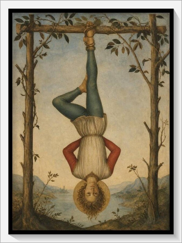 Botticelli Tarot „XII Der Hängende"