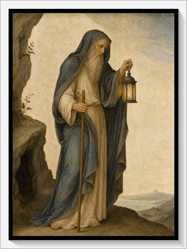 Botticelli Tarot „IX Der Eremit“