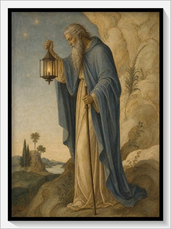 Botticelli Tarot „IX Der Eremit“