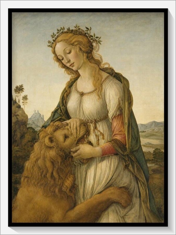 Botticelli Tarot „VIII Die Kraft“