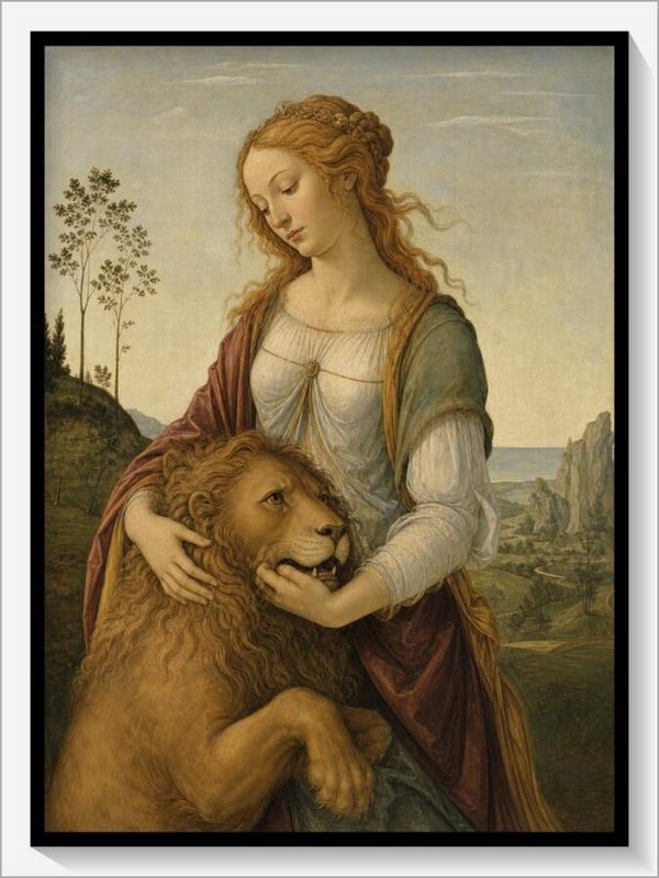 Botticelli Tarot „VIII Die Kraft“