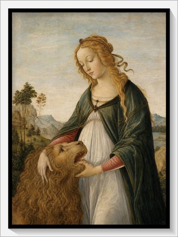 Botticelli Tarot „VIII Die Kraft“