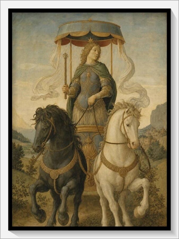 Botticelli Tarot „VII Der Wagen“