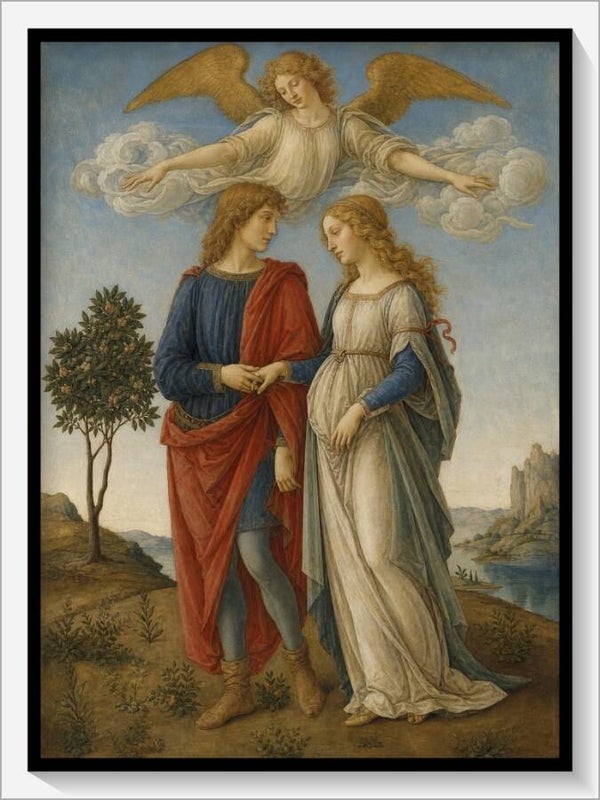 Botticelli Tarot „VI Die Liebenden“
