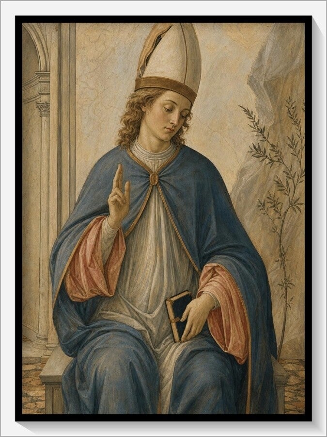 Botticelli Tarot „V Der Hohepriester“