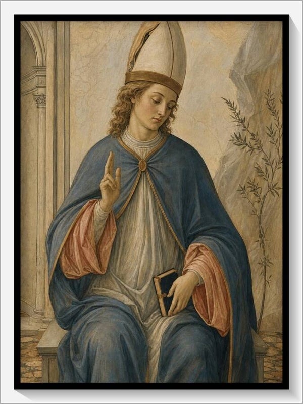 Botticelli Tarot „V Der Hohepriester“