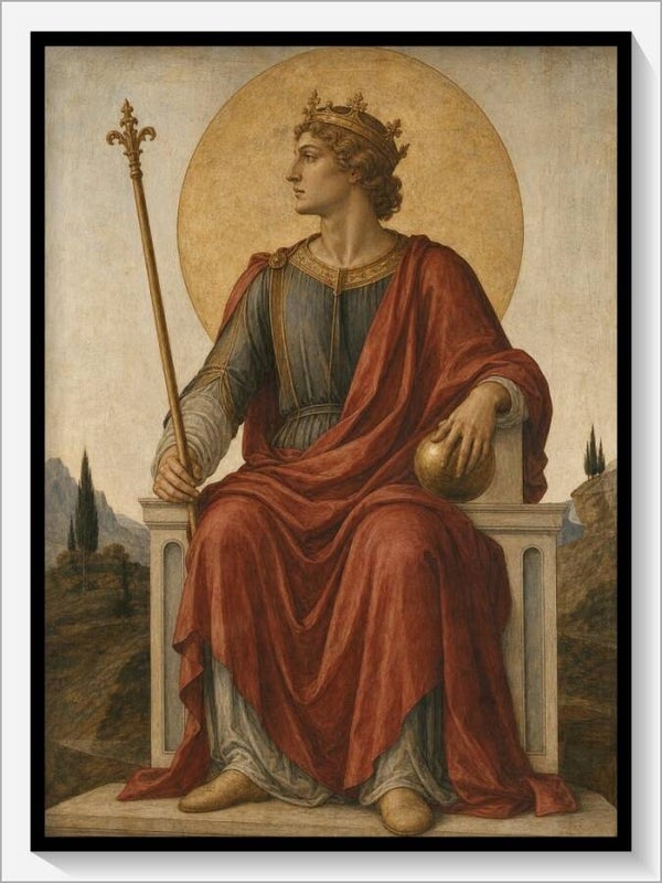 Botticelli Tarot „IV Der Herrscher“