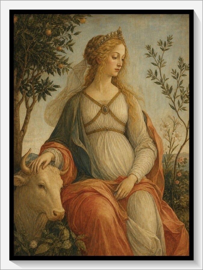 Botticelli Tarot „III Die Herrscherin“