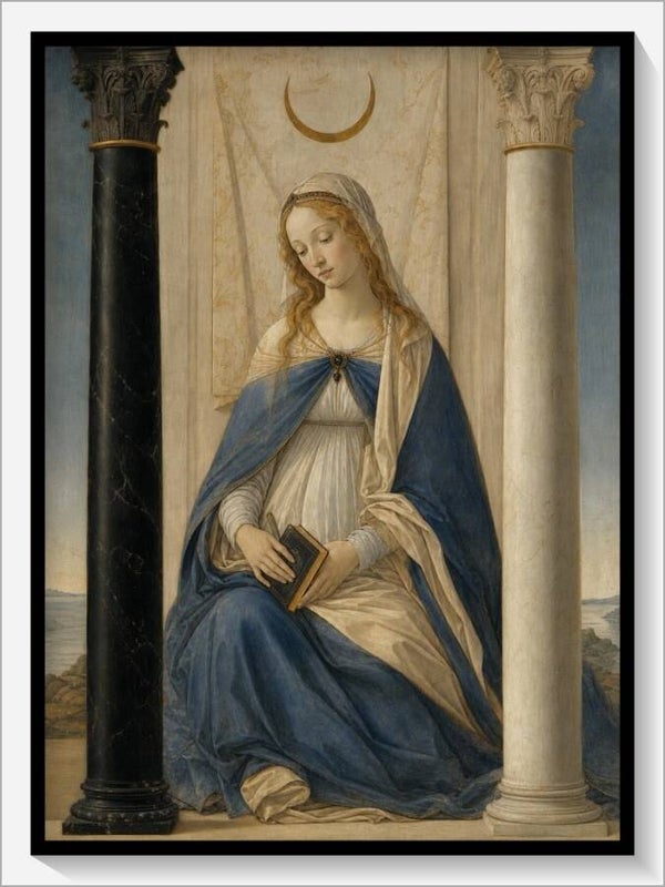 Botticelli Tarot „II Die Hohepriesterin“
