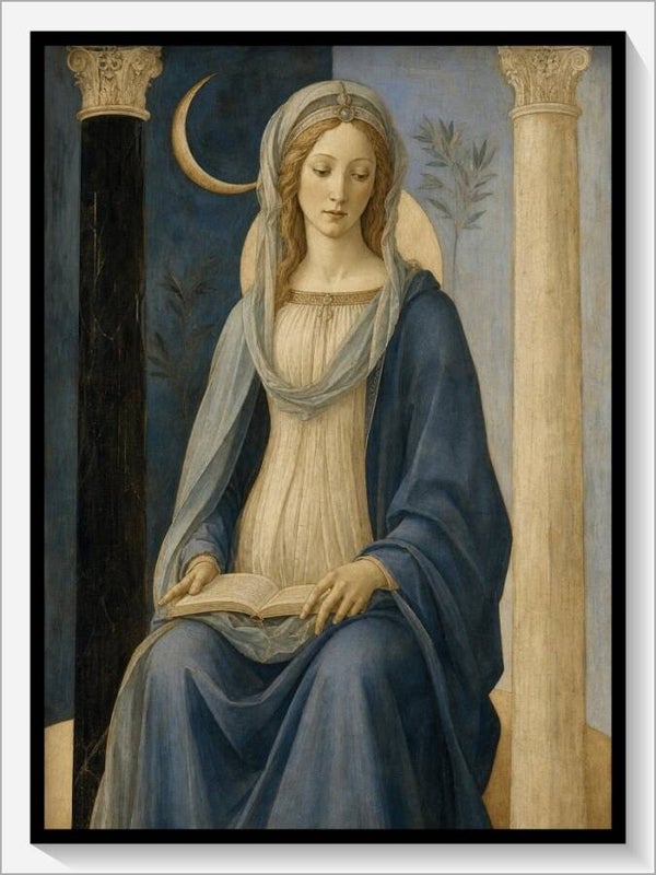 Botticelli Tarot „II Die Hohepriesterin“