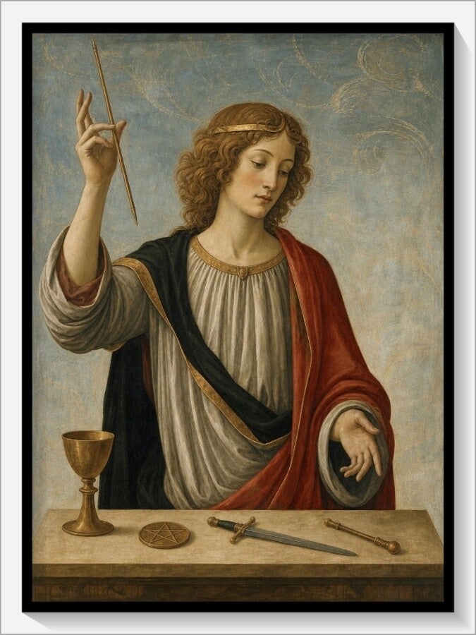 Botticelli Tarot „I Der Magier“