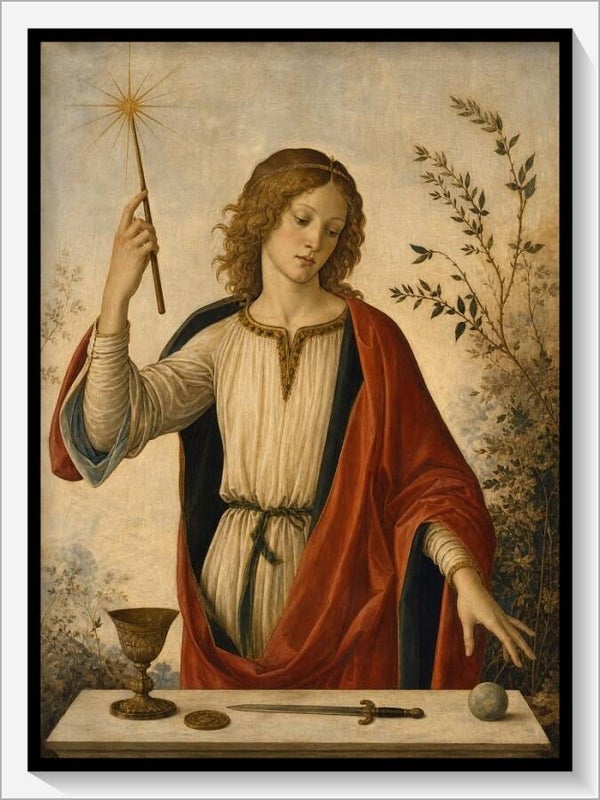 Botticelli Tarot „I Der Magier“